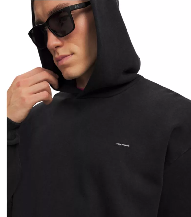 Sweatshirt med huva Under Armour Icon Fleece Washed