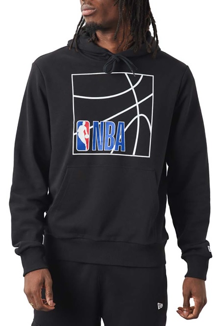 Mikina s kapucí New Era NBA Logo Court Graphic