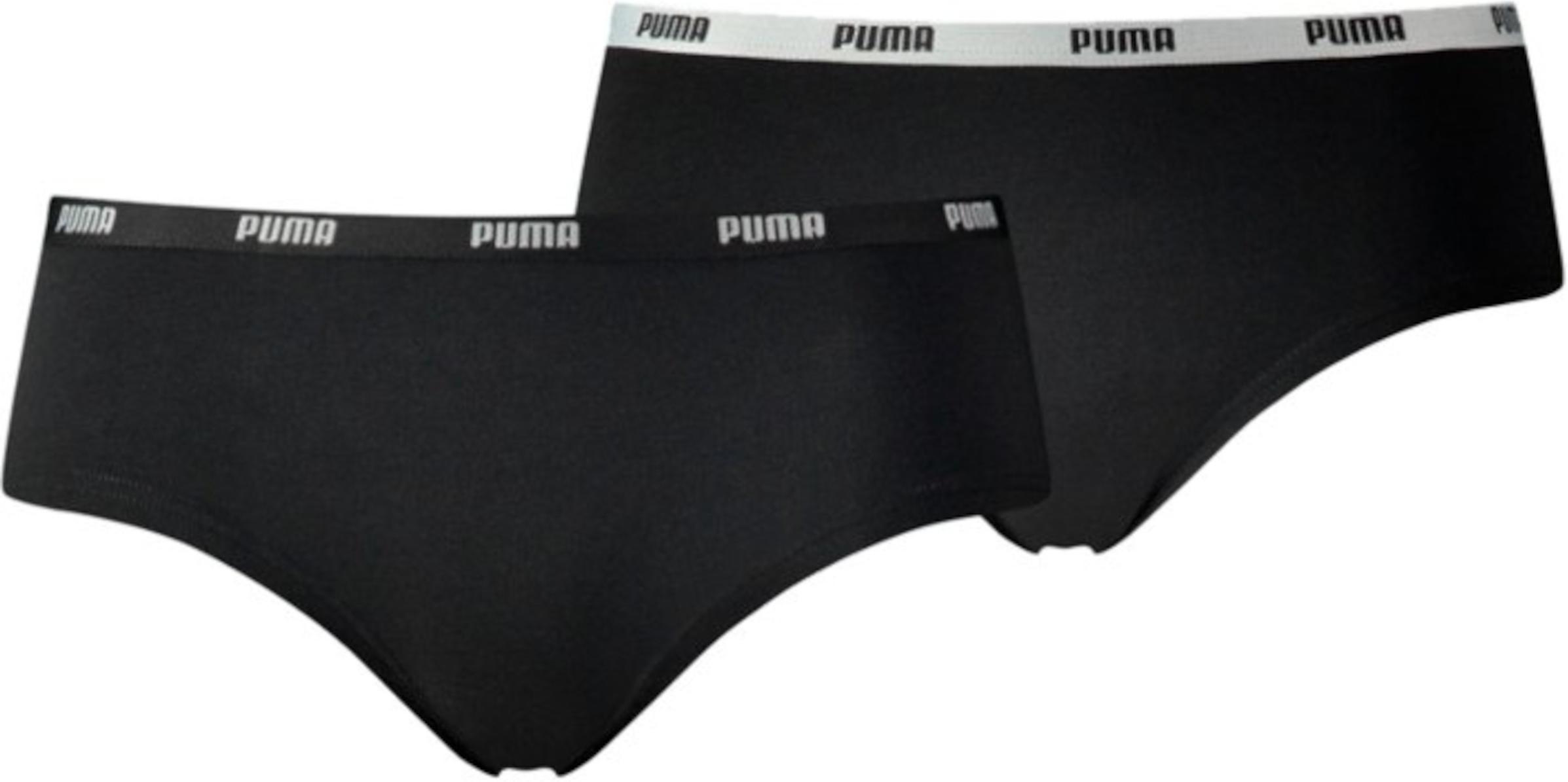 Sous-vêtements pour femme Puma Iconic Hipster 2 PACK