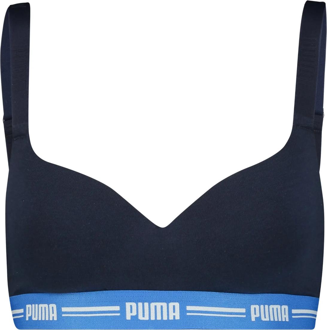 Bra Puma Padded Top Sport-BH Damen Blau F009