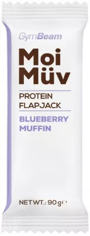 MoiMüv Protein Flapjack - GymBeam 90 g - blueberry muffin