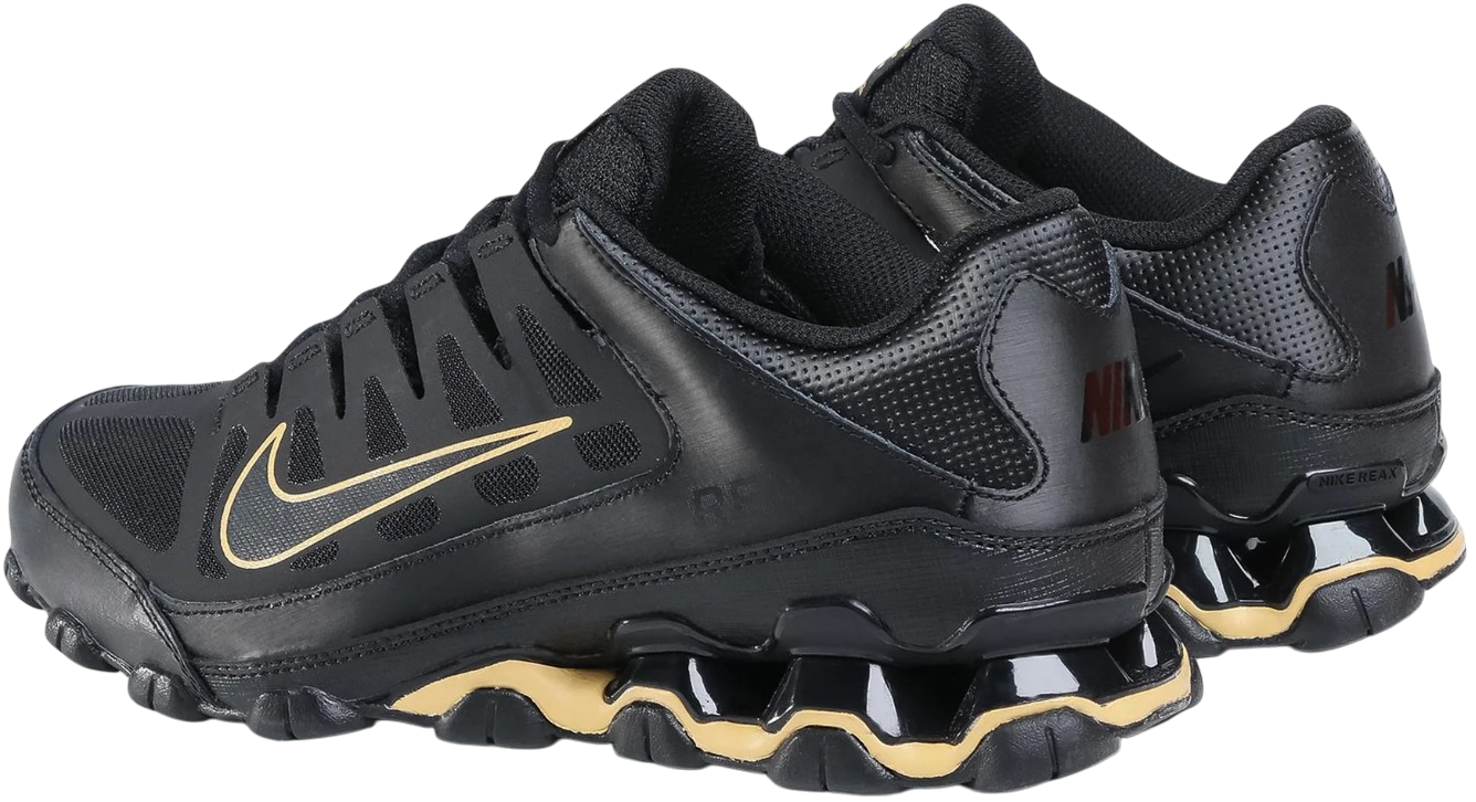 Nike Reax TRAINING  Mesh Yellow And Black Training Sneakers, Size 12 621716-021 Nike Reax 8 Mesh M 621716 021 shoes Black - Butymodne.pl main image 3