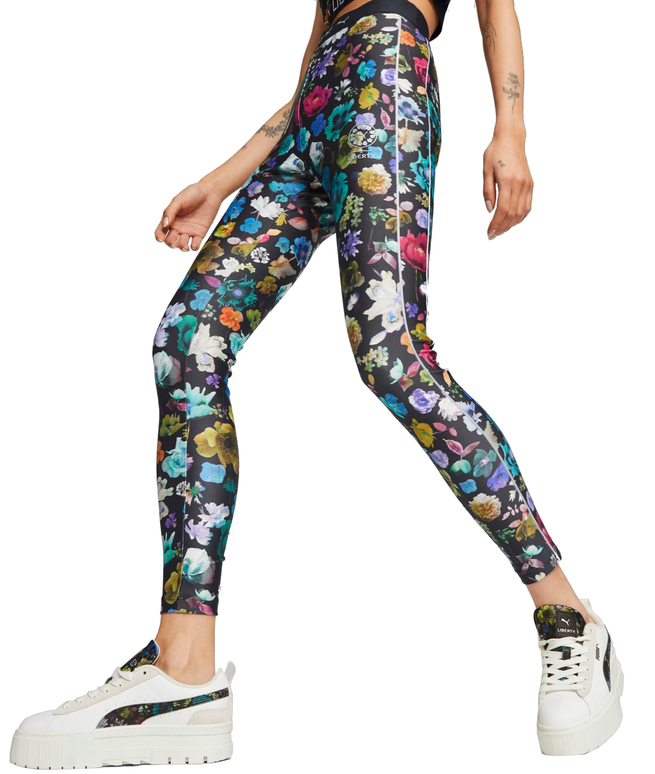 Legginsy Puma x LIBERTY AOP High Waist