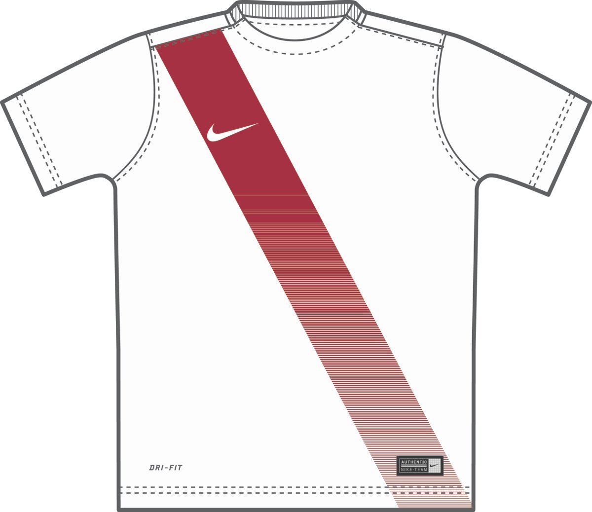 Dětský dres s krátkým rukávem Nike Sash