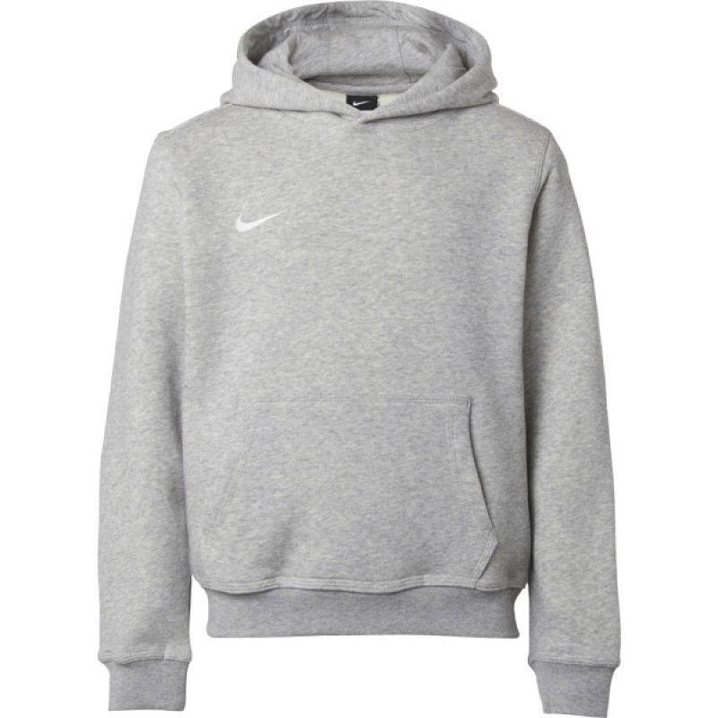 nike team club hoodie grey