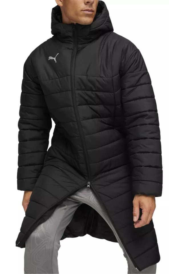 Pánská dlouhá volnočasová bunda s kapucí Puma teamFINAL
