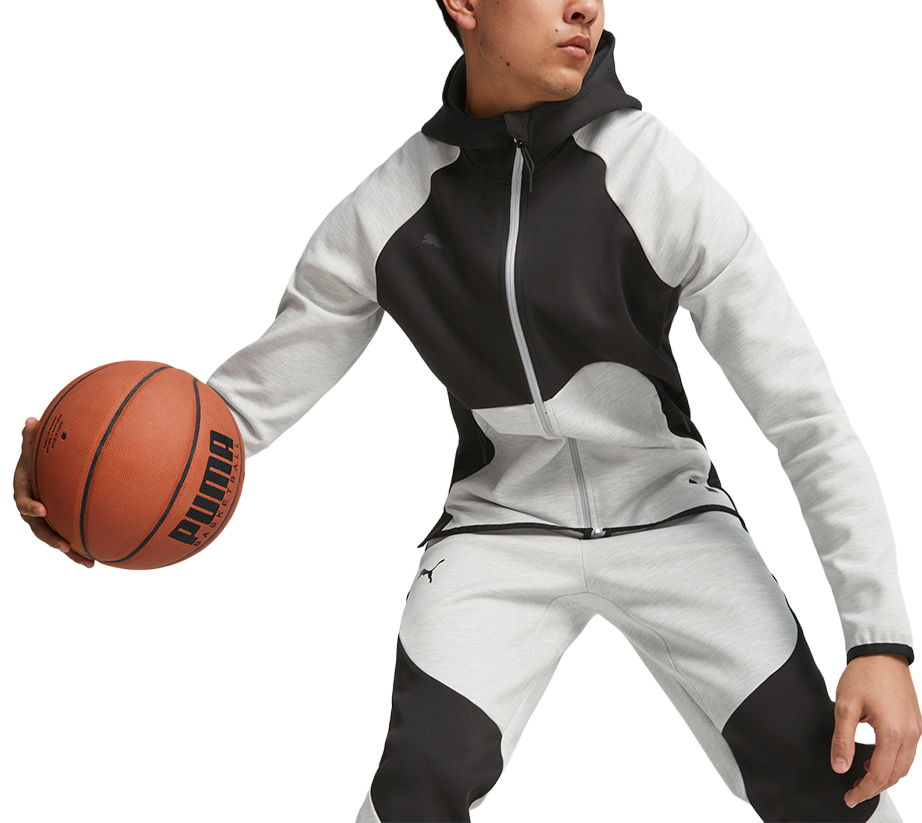 Τζάκετ με κουκούλα Puma Hoops Team Dime Jacket