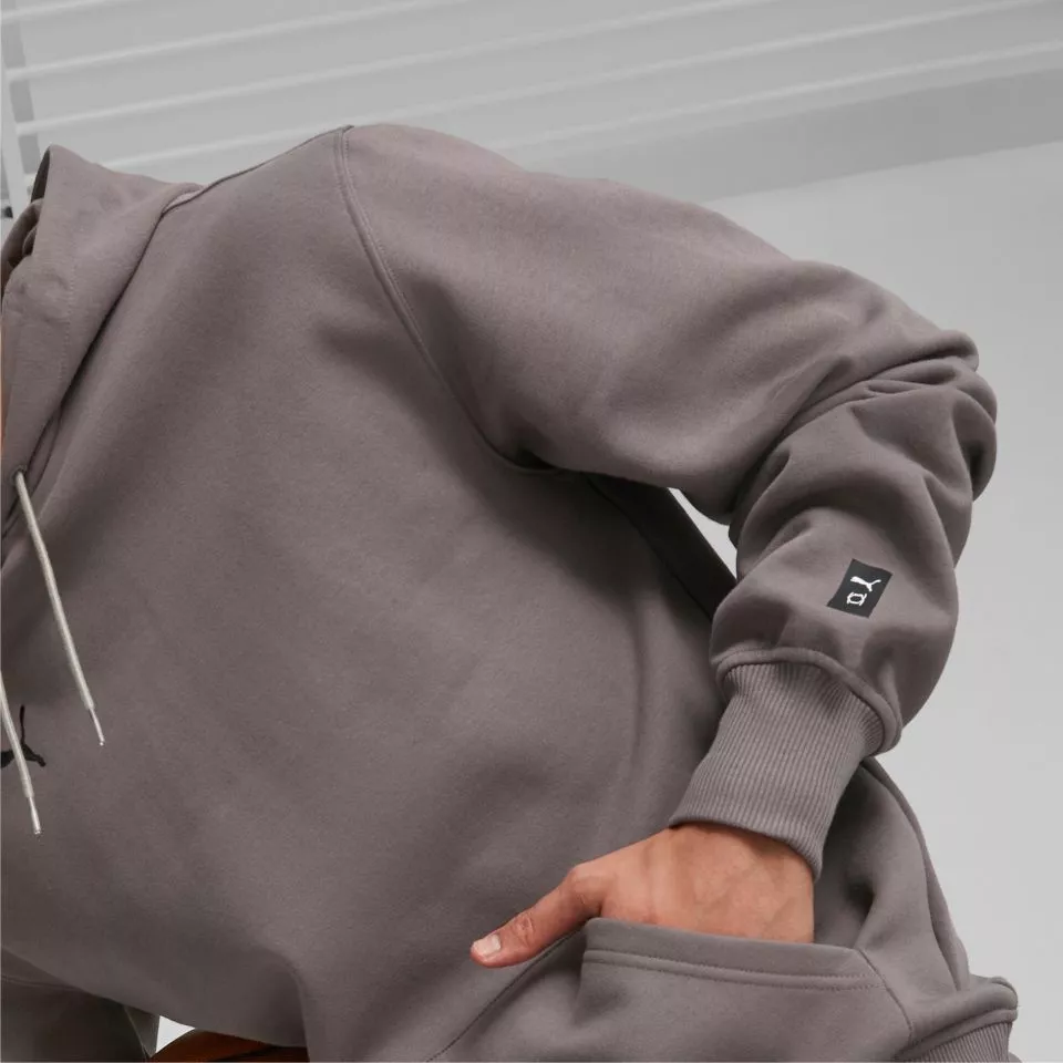 Sweatshirt med huva Puma  Hoops Team