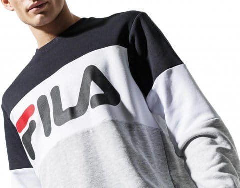 fila straight blocked crew sweatshirt