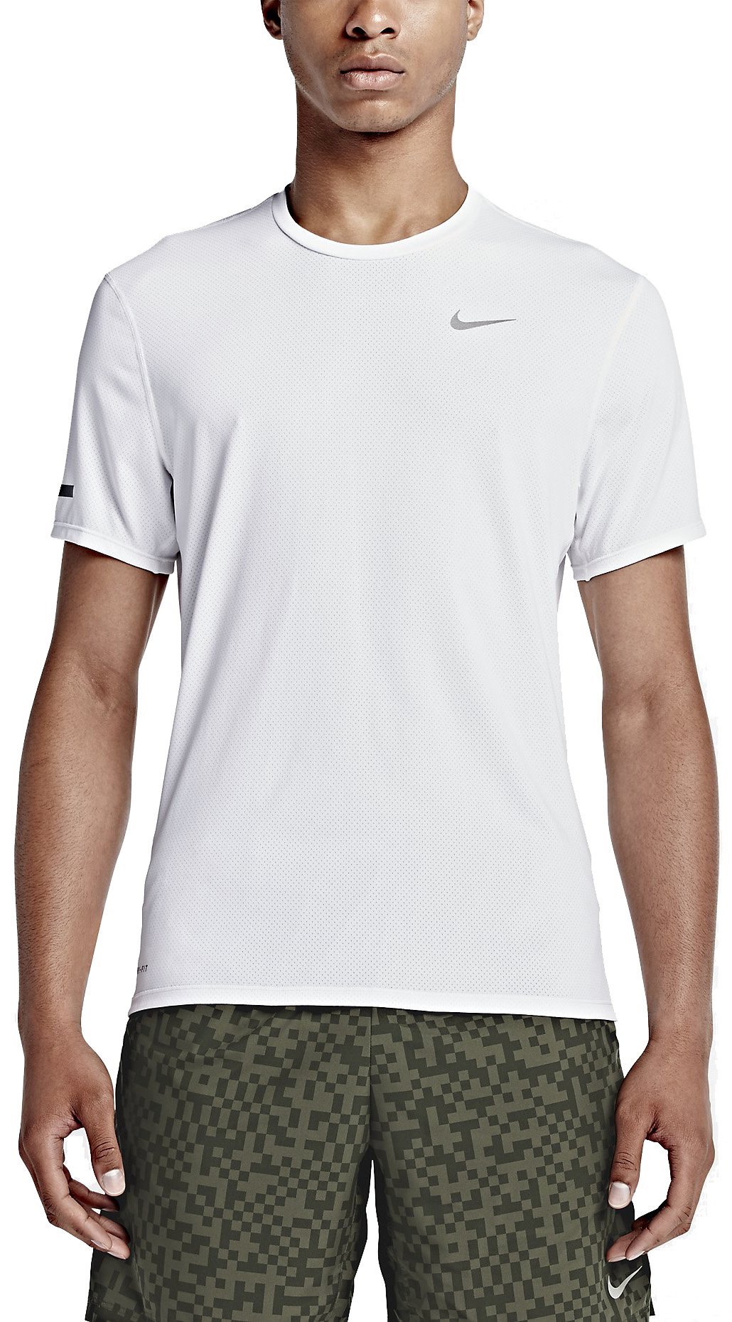 Pánské běžecké triko s krátkým rukávem Nike Dri-FIT Contour