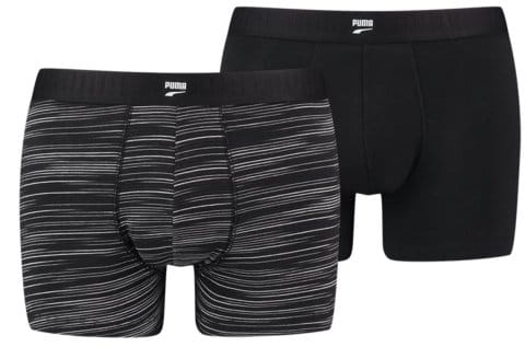 Calzoncillos Puma Placed Logo Boxer Negro