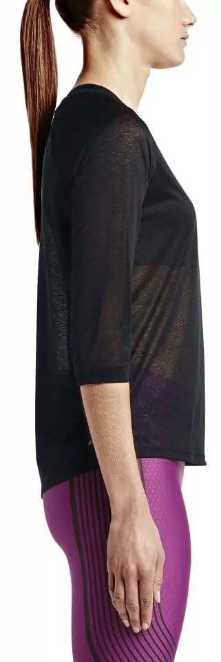 Dámské běžecké triko s dlouhým rukávem Nike Dri-FIT Cool Breeze 3/4 Sleeve