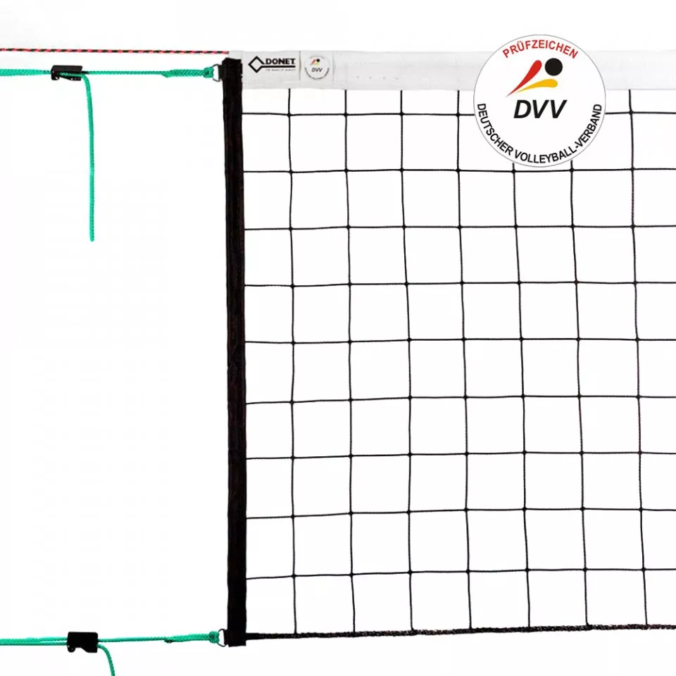 Мрежа Dost VOLLEYBALL TOURNAMENT NET DVV, KEVLAR ROPE, 5 MM