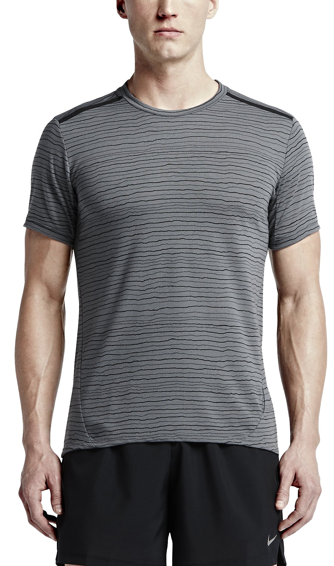 Pánské běžecké triko Nike Dri-FIT Cool Tailwind Stripe