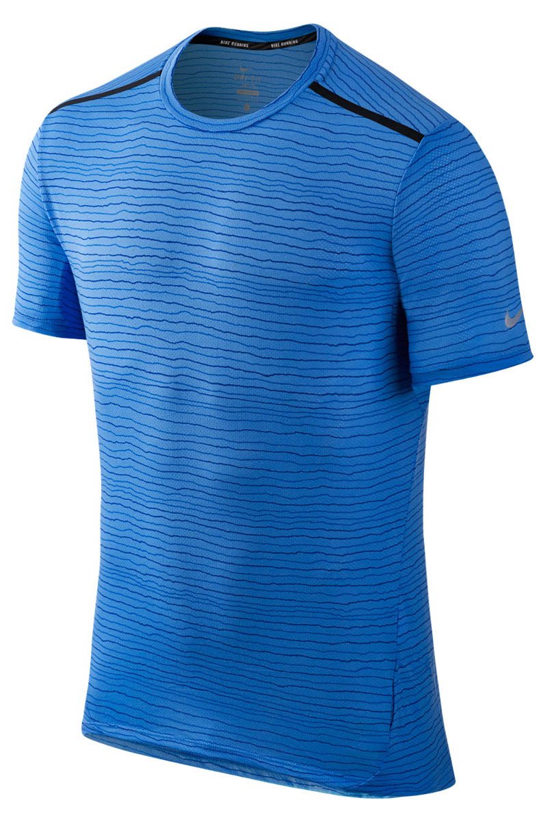 Pánské běžecké triko Nike Dri-FIT Cool Tailwind Stripe