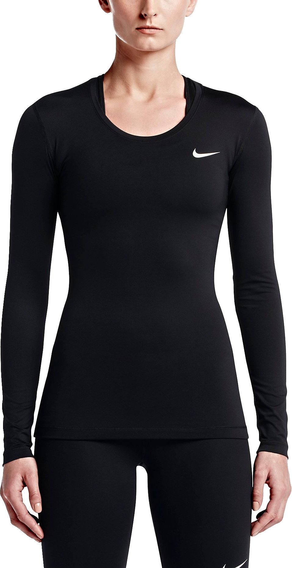 nike pro top ss all over mesh