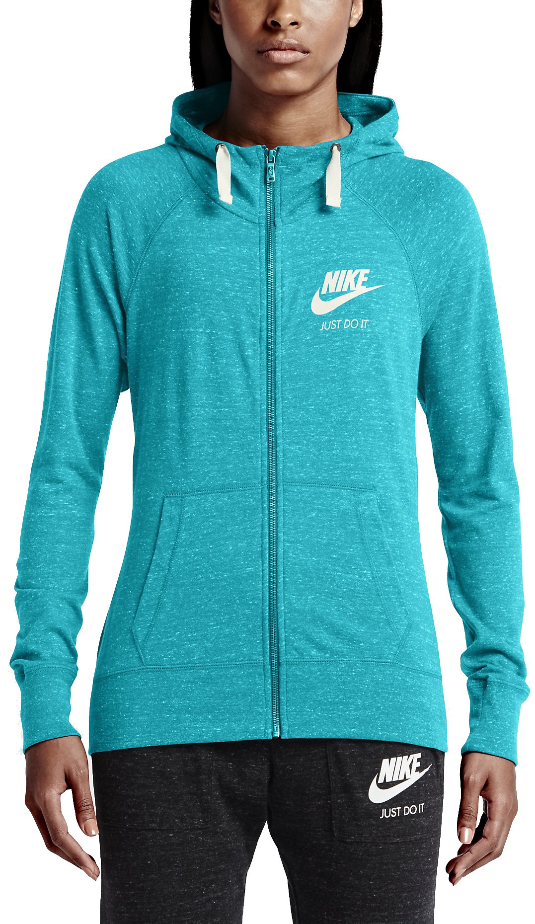 nike gym vintage hoodie blue