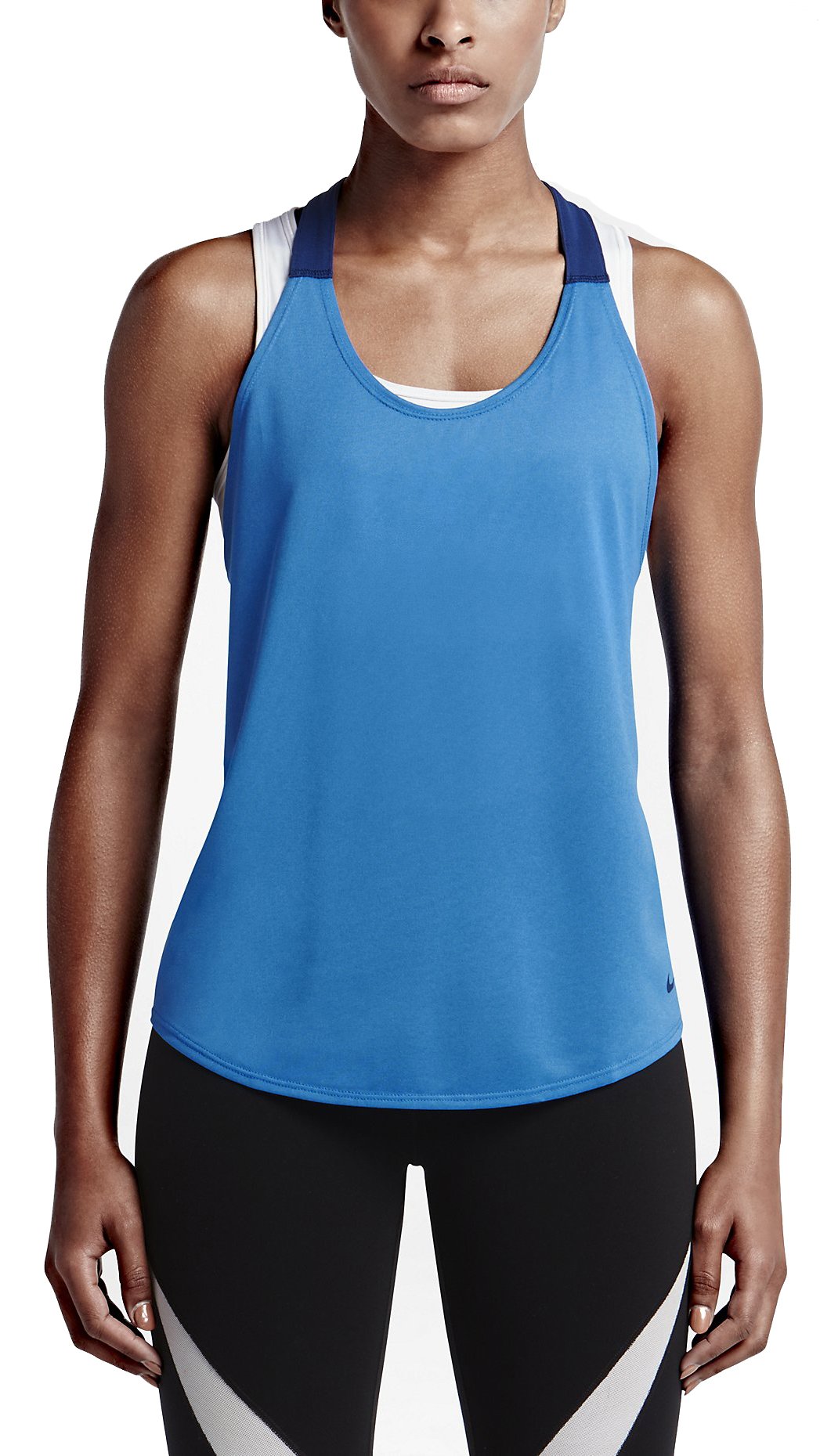 Nike Women's Nike Charcoal Texas Rangers Elastika Performance Tank