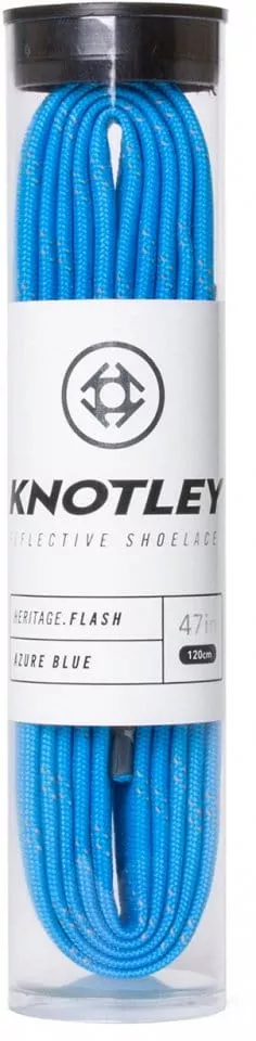 Shoelaces Knotley Heritage.FLASH Lace 265 Azure Blue - 47