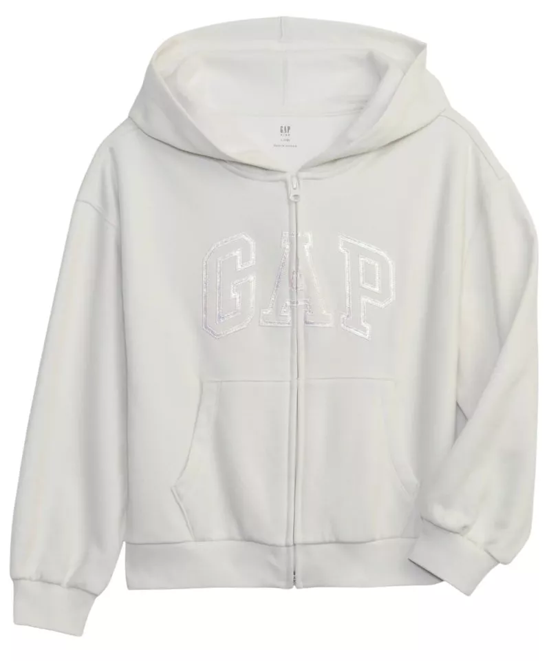 Mikina s kapucňou GAP Logo Hoodie Fullzip