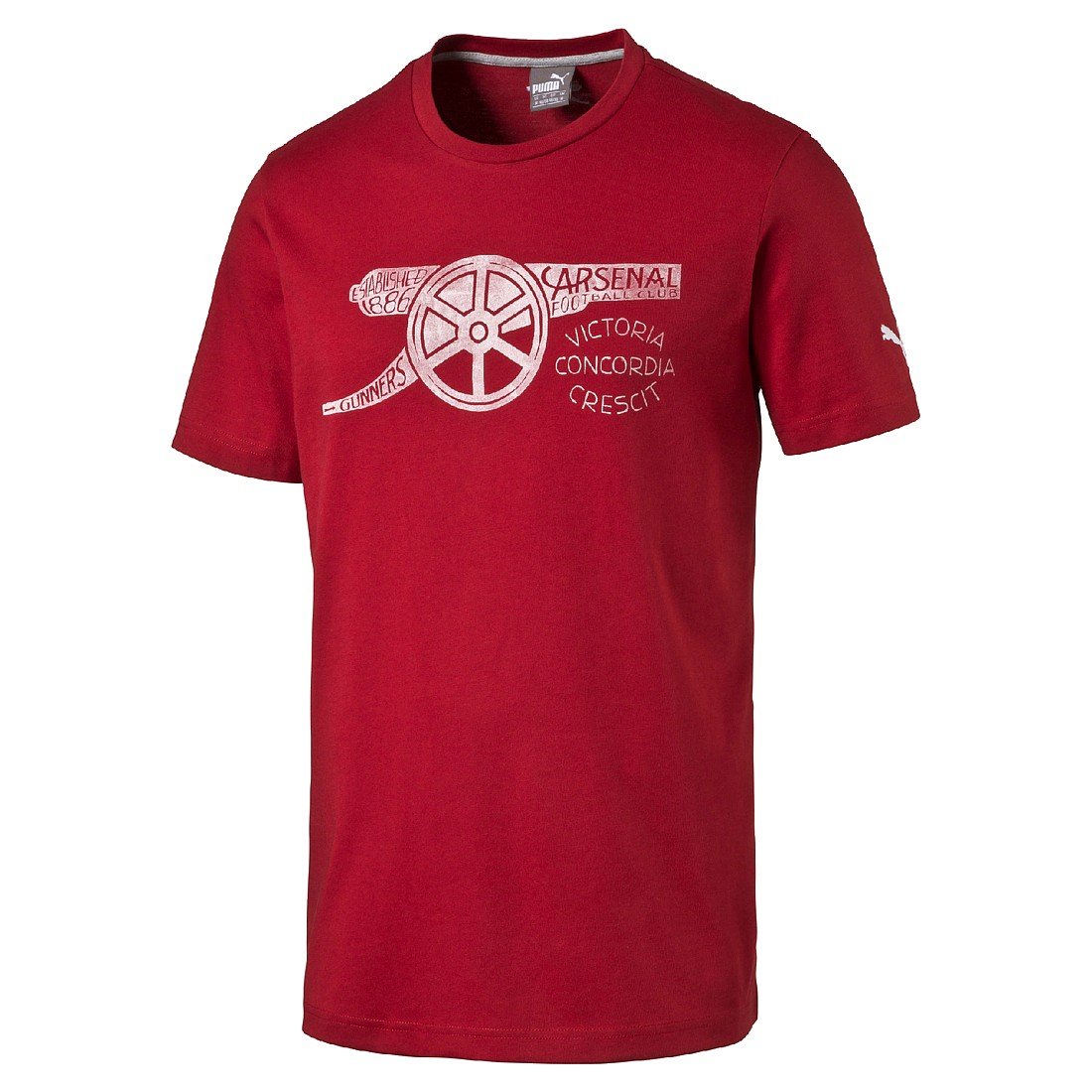 Tričko Puma AFC Graphic Arsenal Cannon Tee Chili Pep