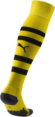 Puma BVB Hooped Socks Cyber Yellow- Black Sportszárak