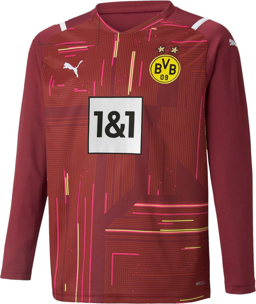 Bluza cu maneca lunga Puma BVB GK Shirt Replica LS Jr 2021/22
