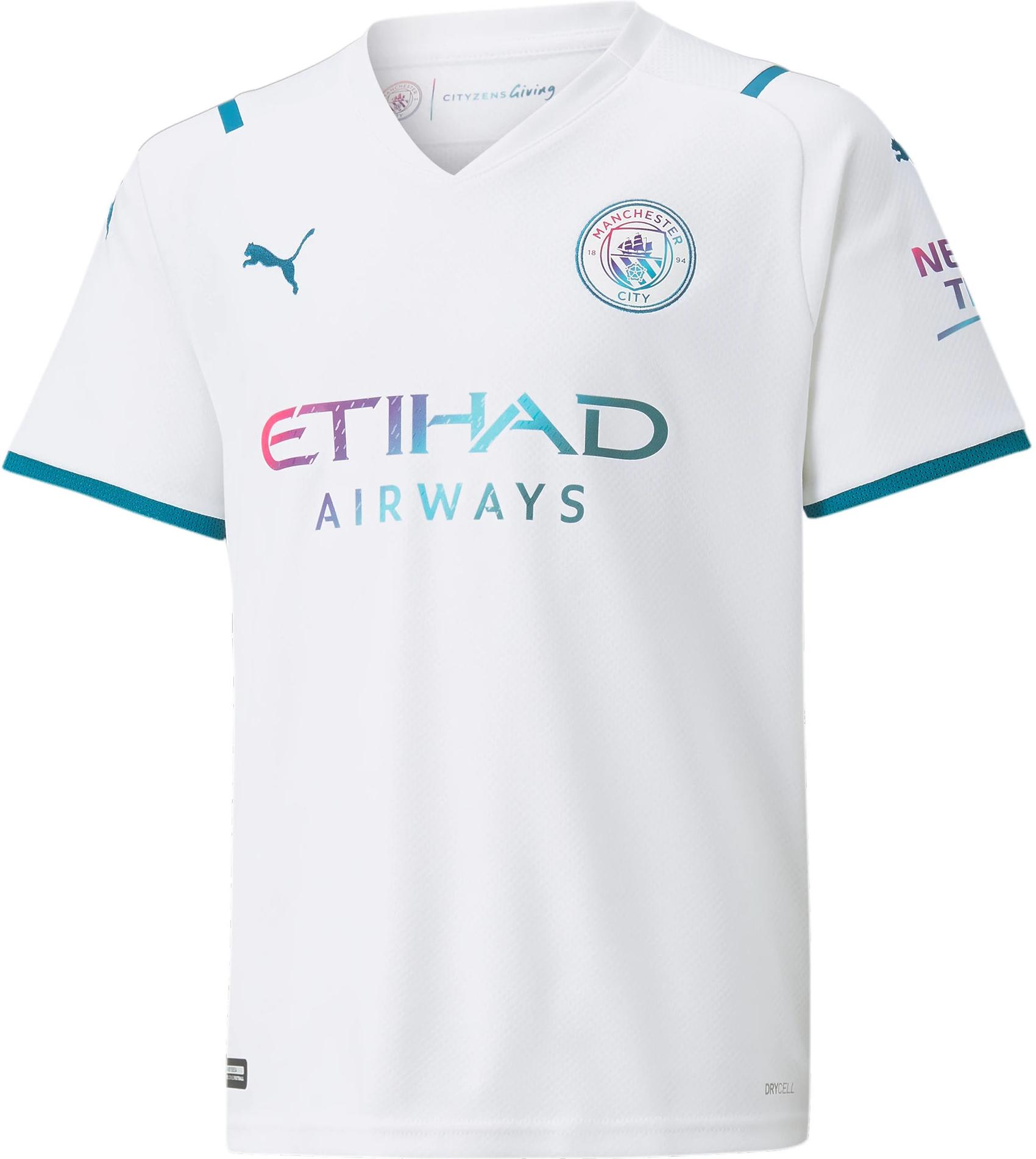 Dětský dres s krátkým rukávem Puma Manchester City 2021/22, hostující