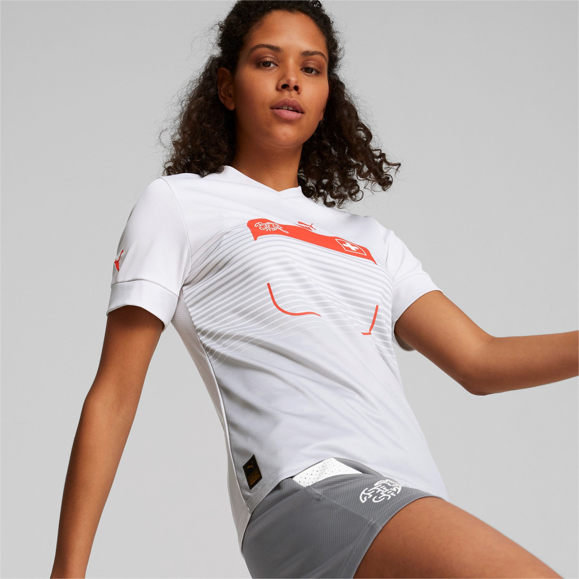 ★★PUMA★★ National squash team away jersey W short sleeve Puma NaTional Squash TeaM Away Jersey M 93392801 ShorT