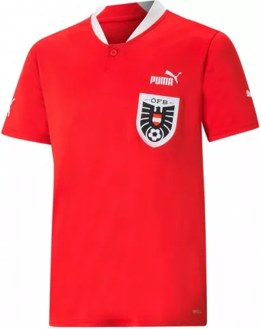 Camisa Puma ÖFB Home Jersey Replica Jr 2022/23
