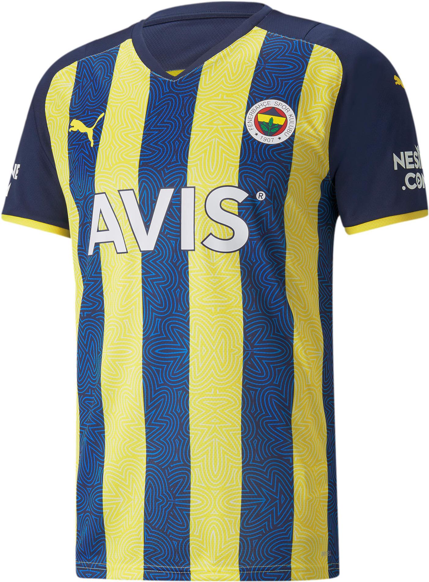 Dres s krátkým rukávem Puma Fenerbahçe Istanbul 2021/22, domácí