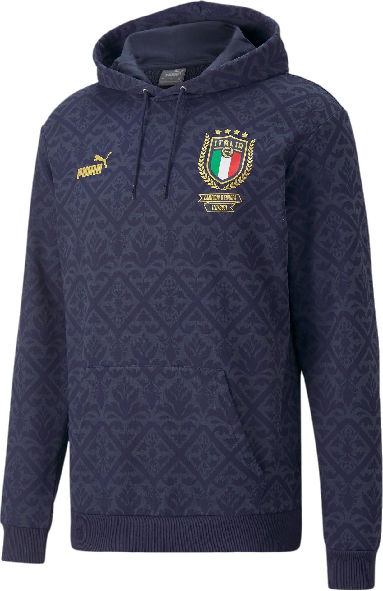 Puma FIGC Graphic Winner Hoody Kapucnis melegítő felsők