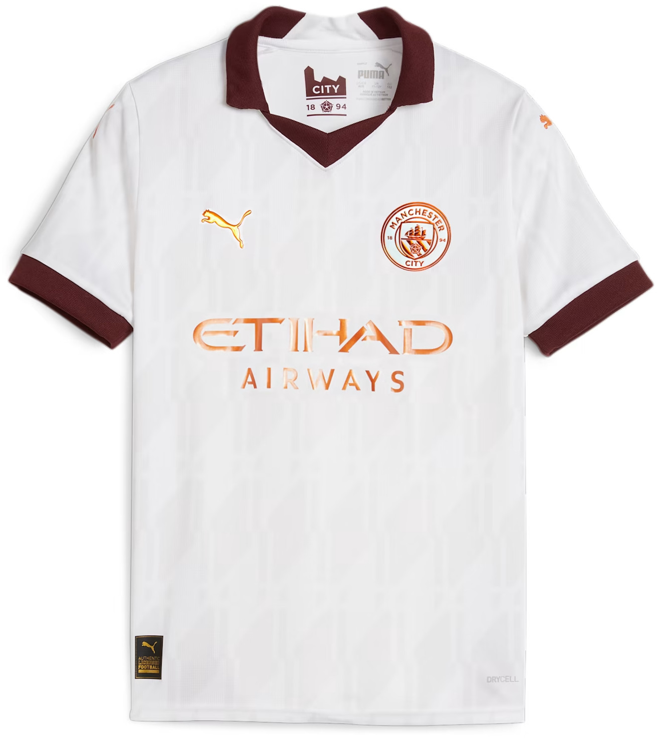 Camisa Puma MCFC Away Jersey Replica Jr 2023/24