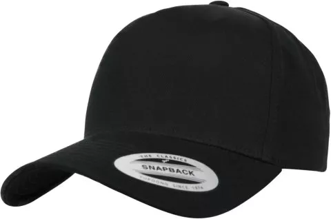Merch 5 Panel Curved Snapback Cap