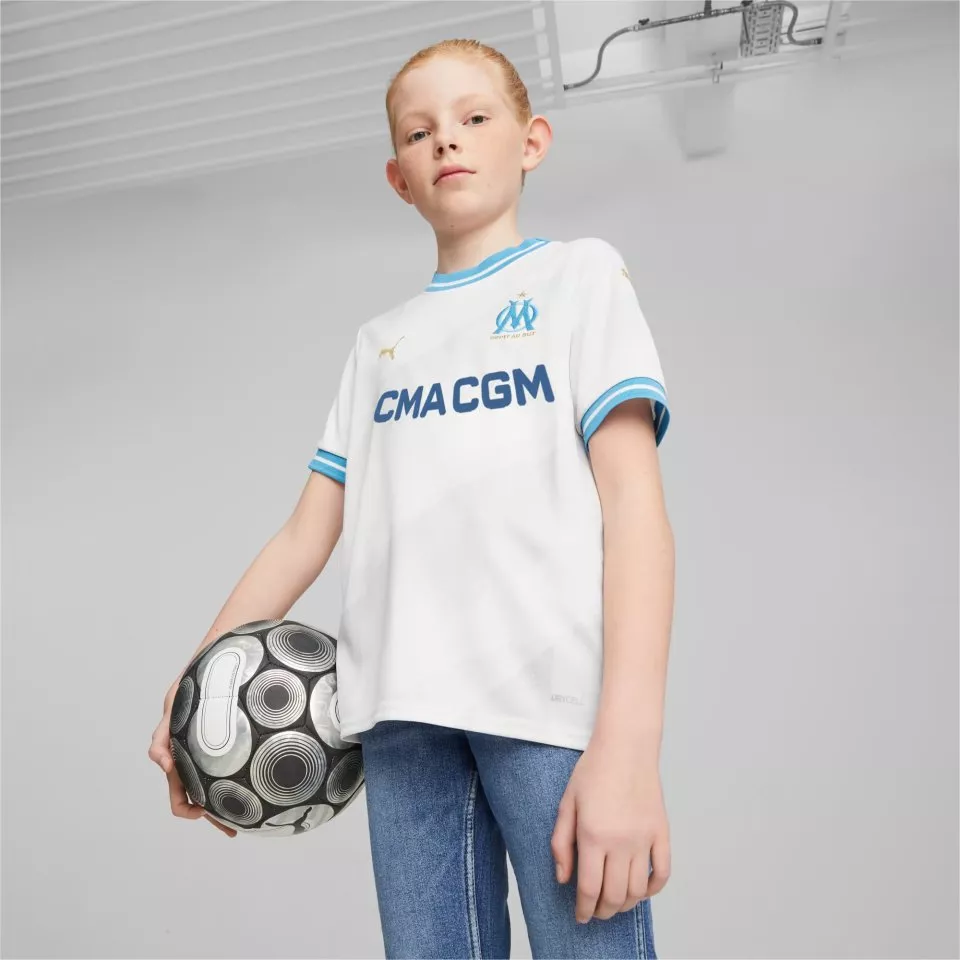 Puma OM Home Jersey Replica 2023 24 Kids Top4Football