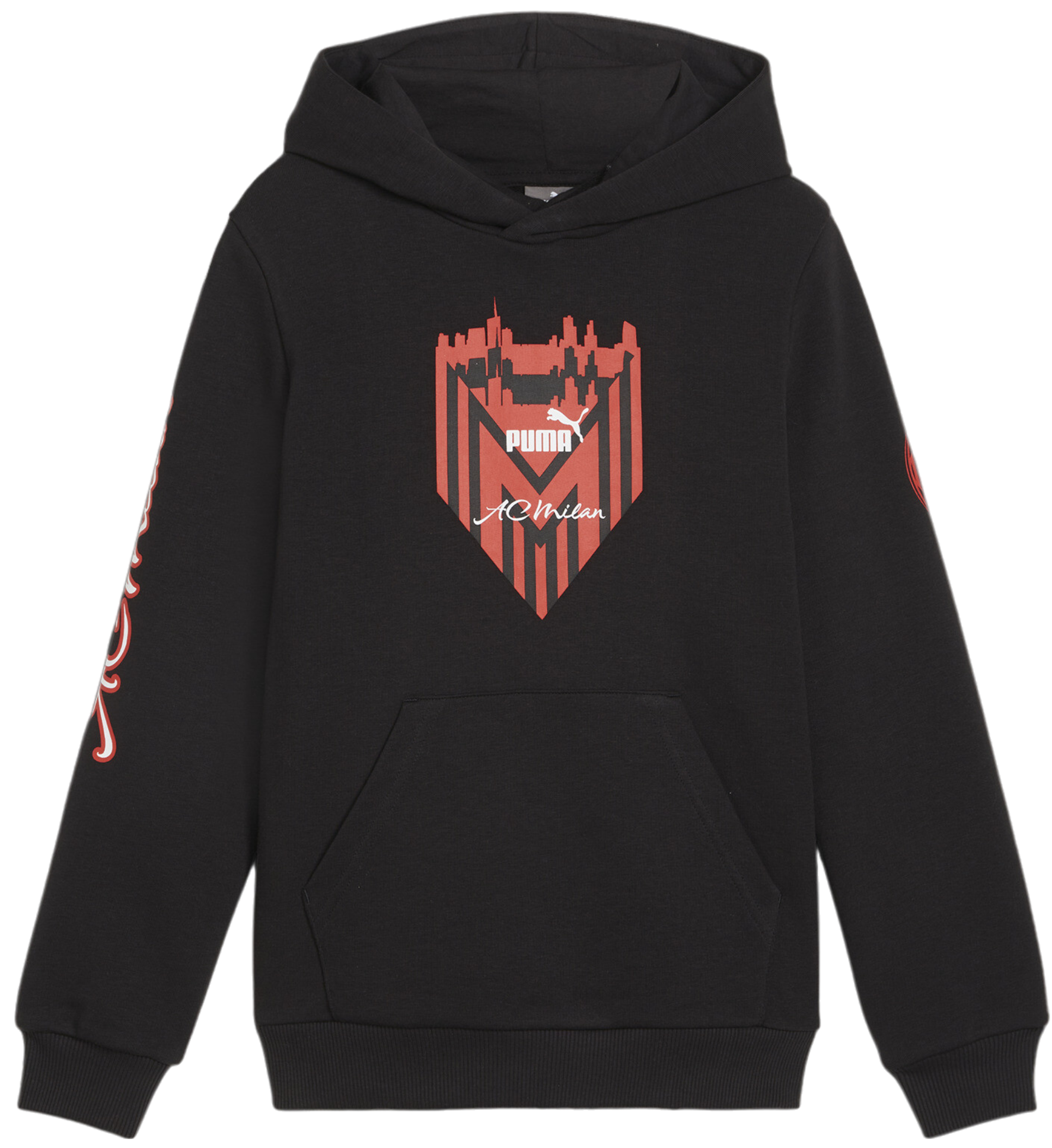 Puma AC Milan ftblICONS Hoody Kids Kapucnis melegítő felsők