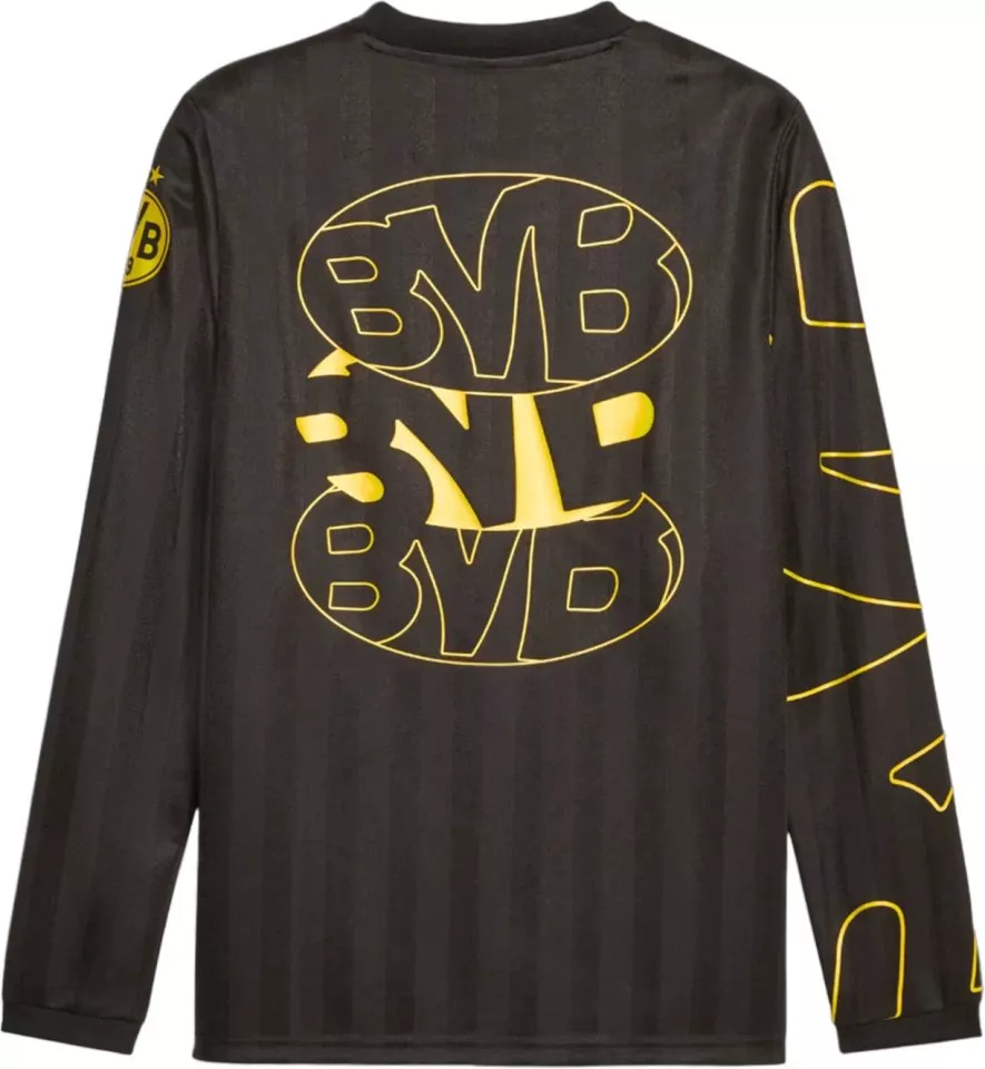 Puma BVB ftblStatement LS Tee Hosszú ujjú póló