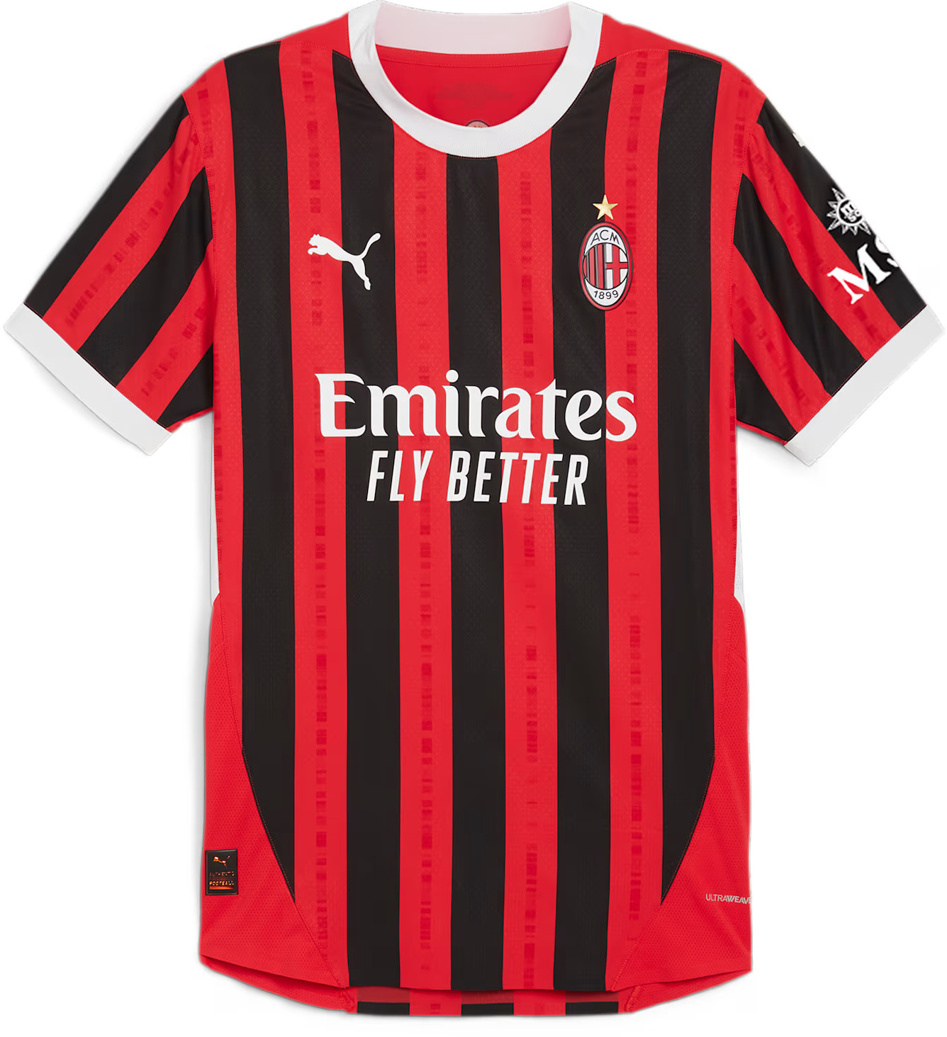 Camisa Puma AC Milan 2024/25 Home Authentic Jersey