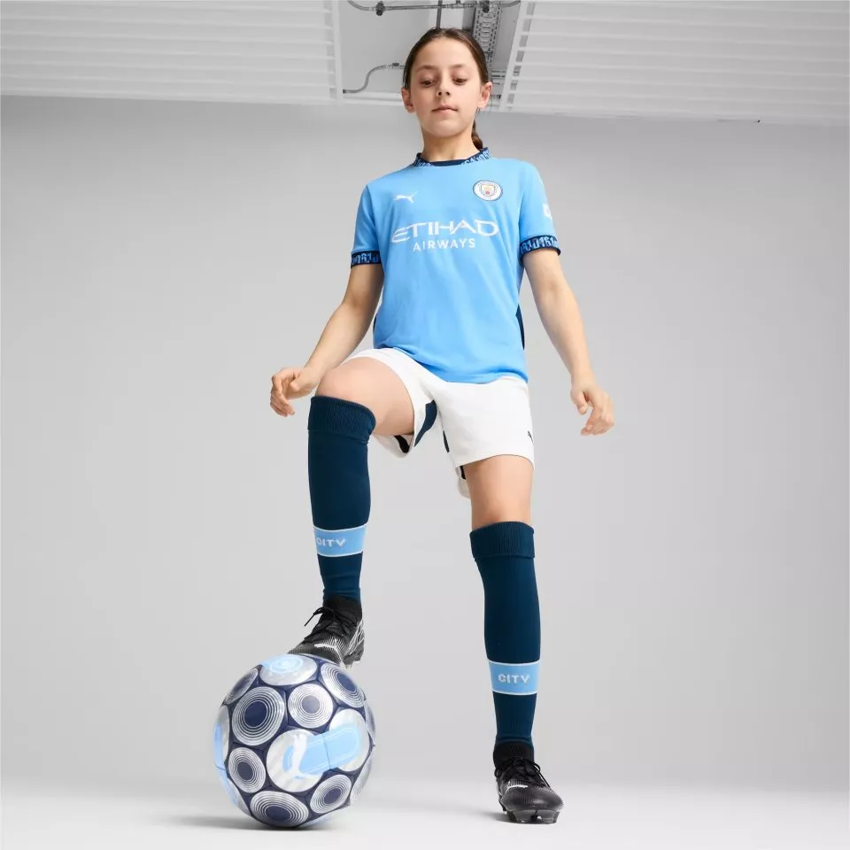 Dětský domácí dres s krátkým rukávem Puma Manchester City 2024/25