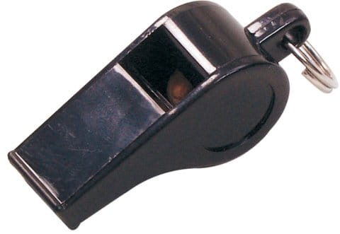 REFEREE'S WHISTLE PLASTIC SMALL