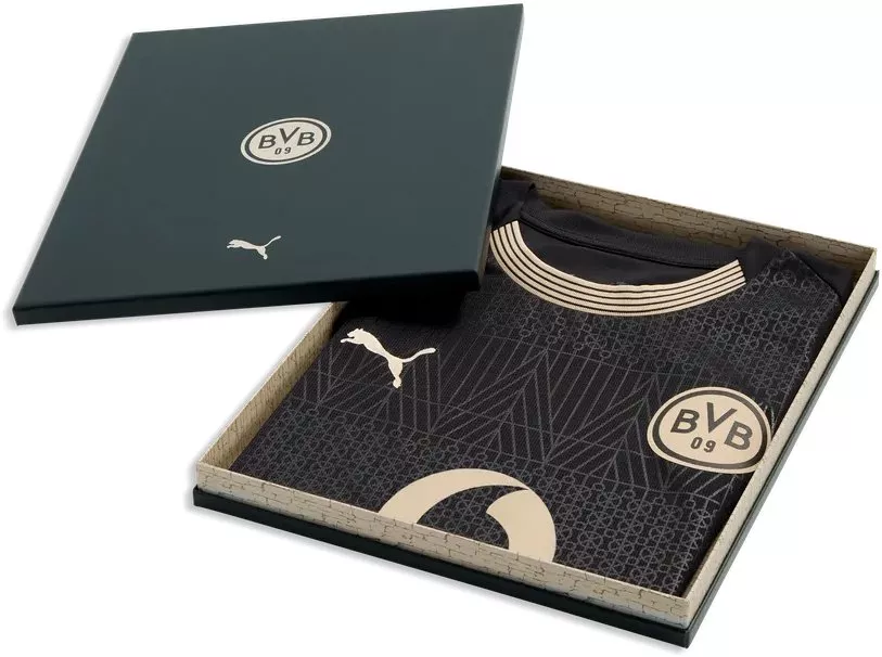 Dětský fotbalový dres s krátkým rukávem Puma Borussia Dortmund 2025/26, alternativní
