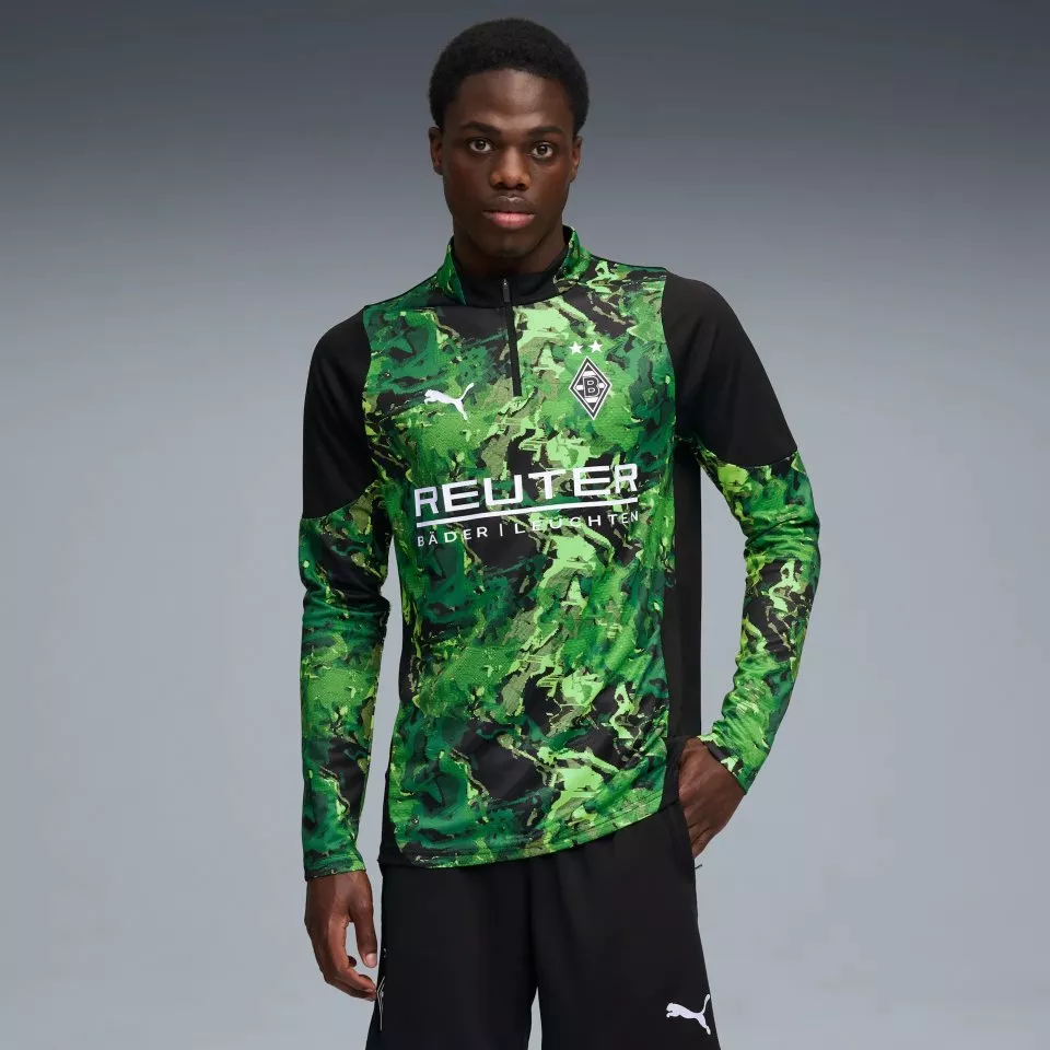 Long-sleeve T-shirt Puma Borussia Mönchengladbach Training 1/4 Zip