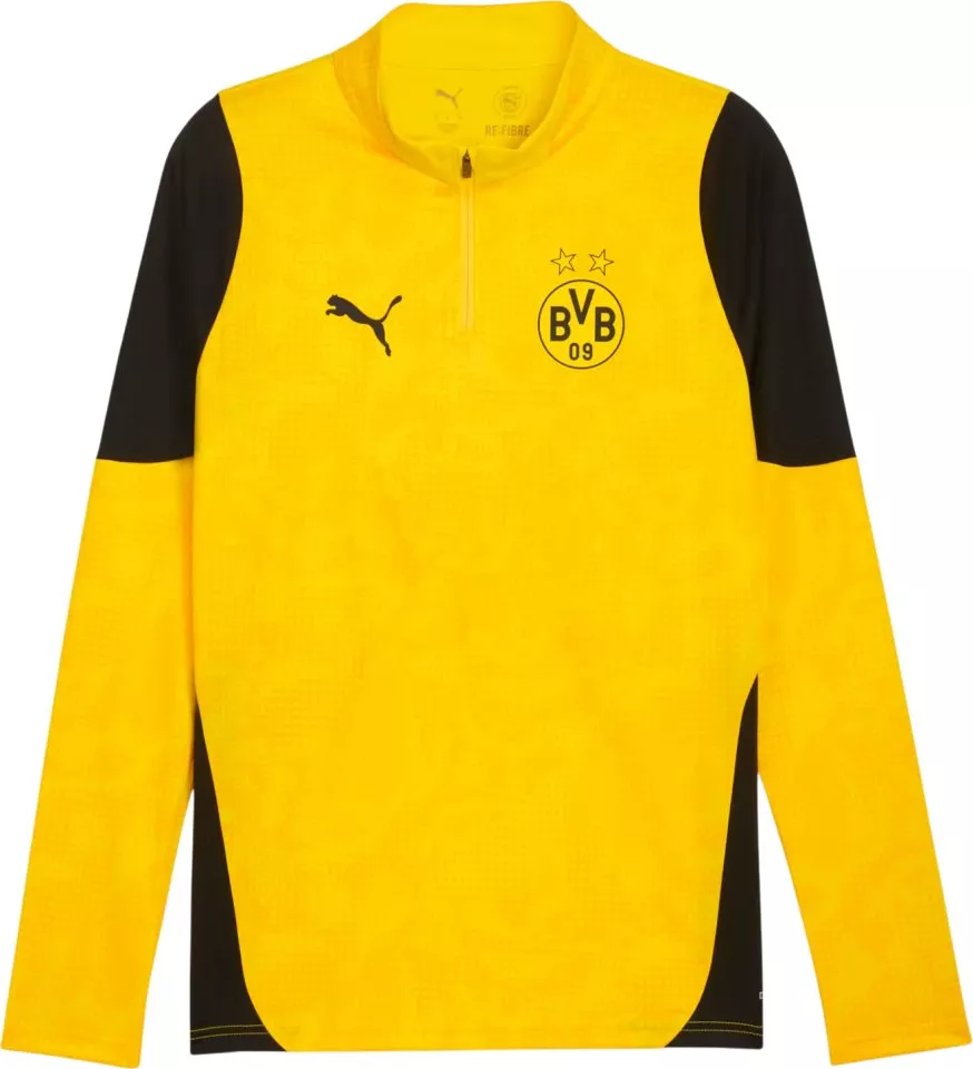 Tričko s dlhým rukávom Puma Borussia Dortmund Training 1/4 Zip Top 2025/26