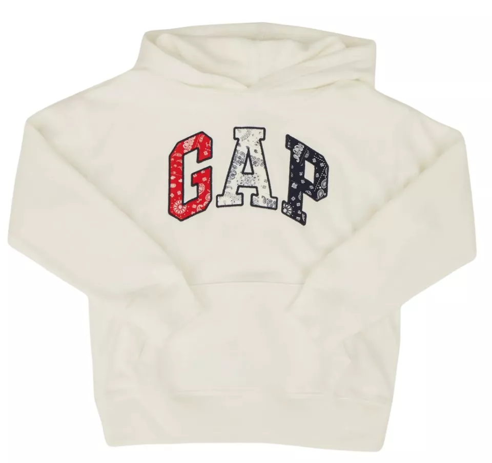 Суитшърт с качулка GAP Logo Americana Pullover
