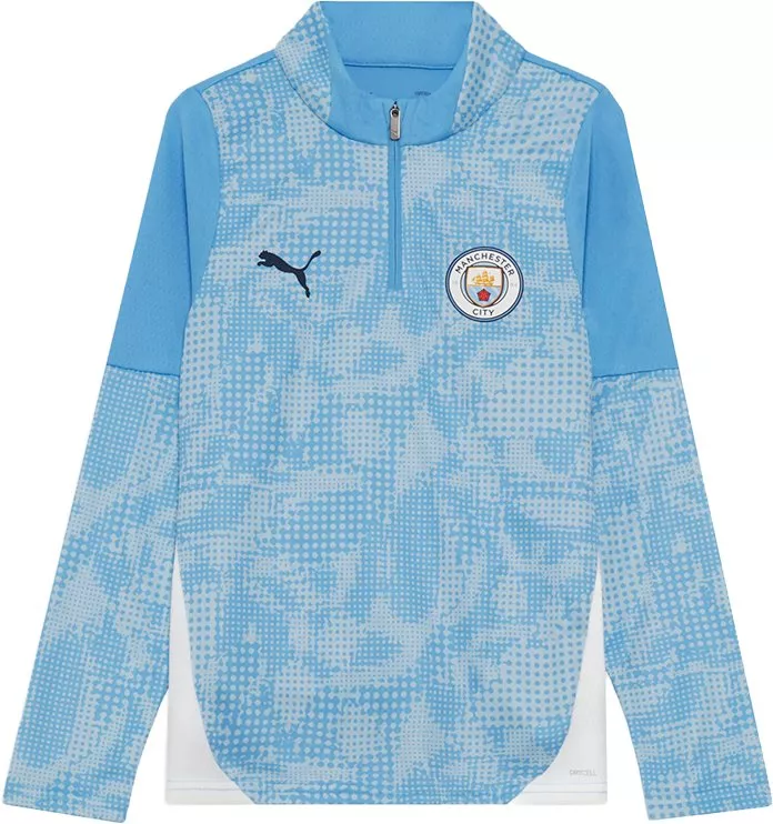 Μακρυμάνικη μπλούζα Puma Manchester City Training 1/4 Zip Top Jr 2025/26
