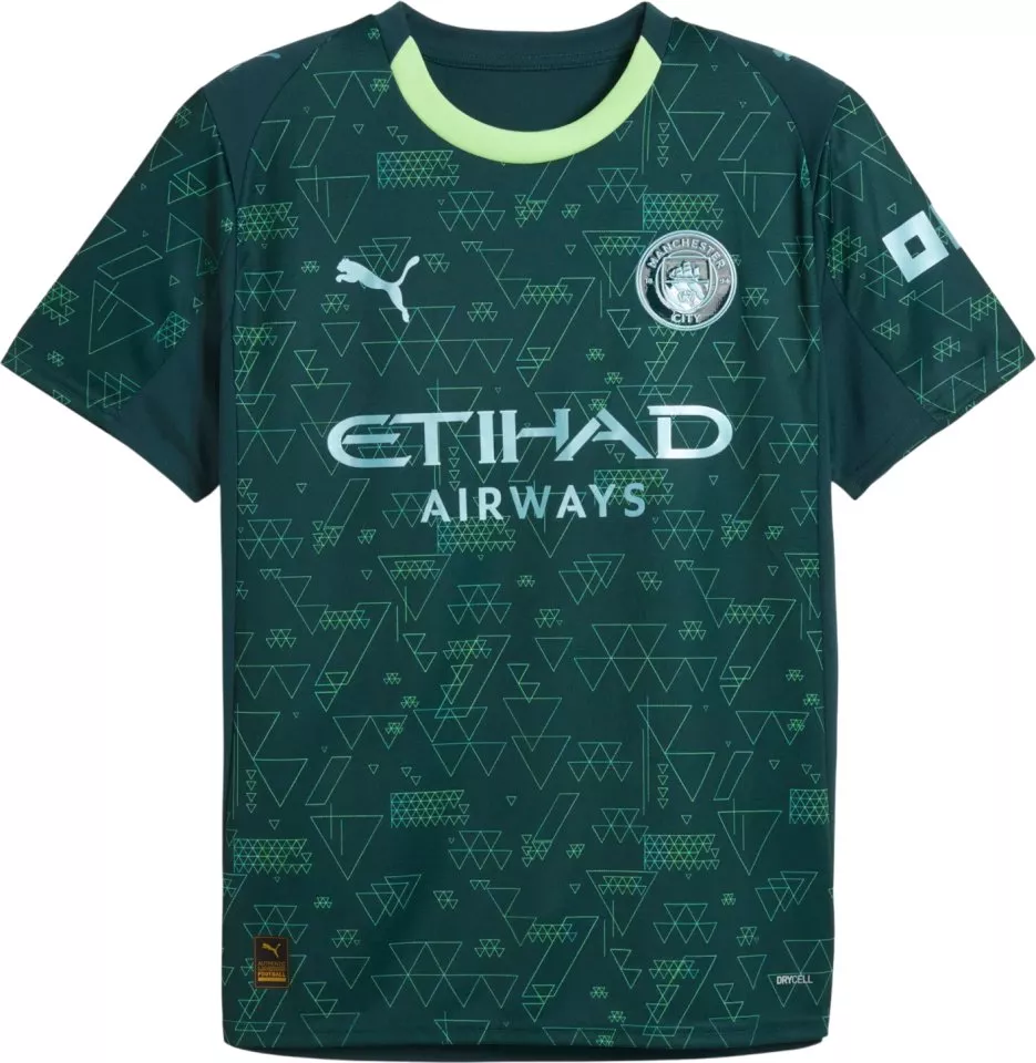 Dres Puma Manchester City 4Th Replica Jersey 2025/26