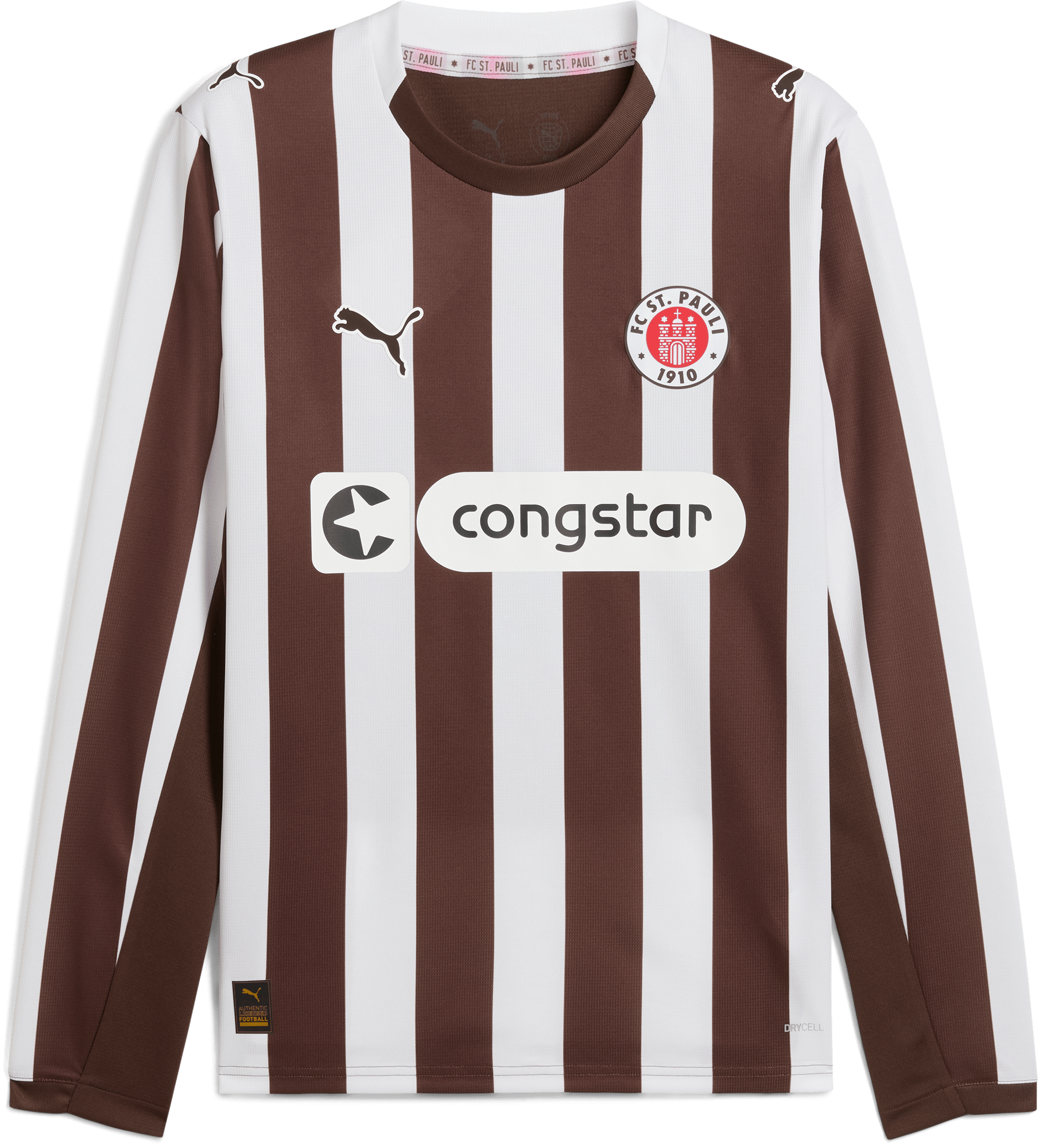 FC St. Pauli Long Sleeve Home Jersey 2025/26