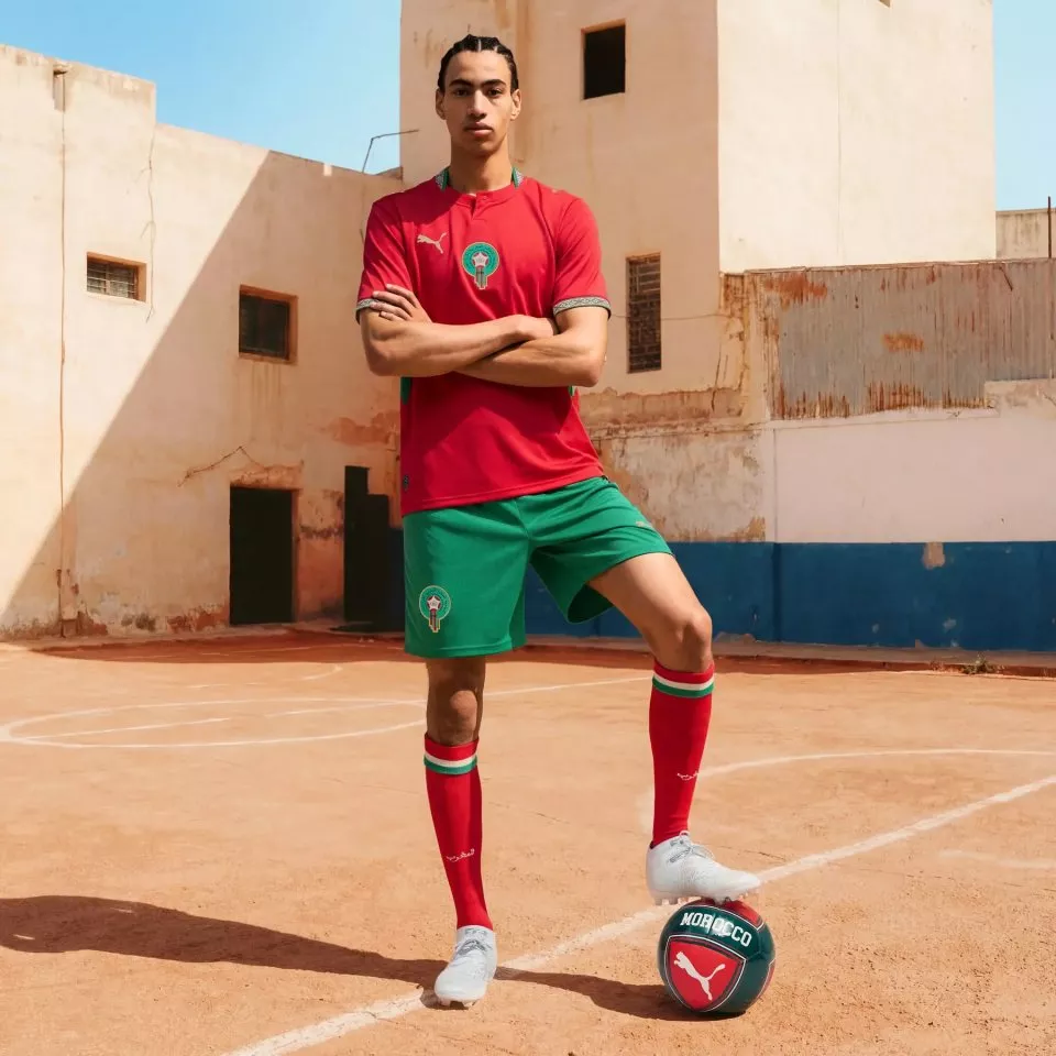 Calções Puma Morocco Replica Home 2026