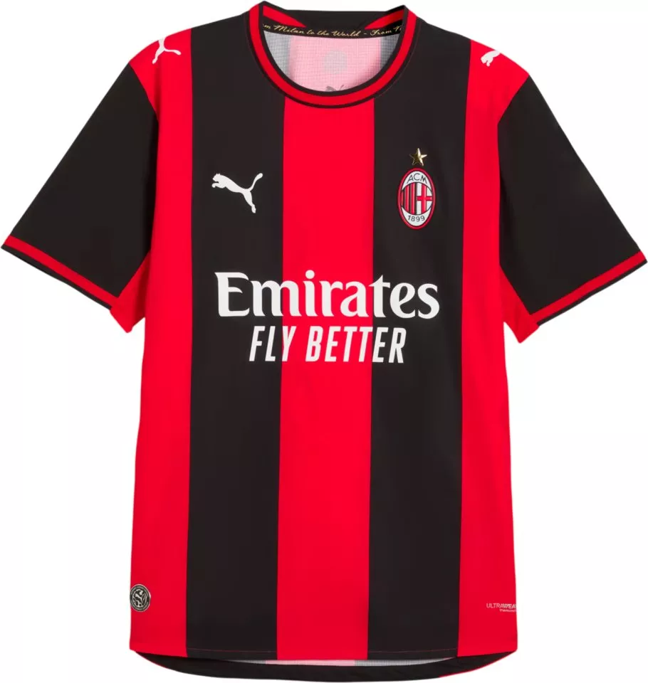 Dres (majica) s kratkim rukavima Puma AC Milan Authentic Home 2026/27