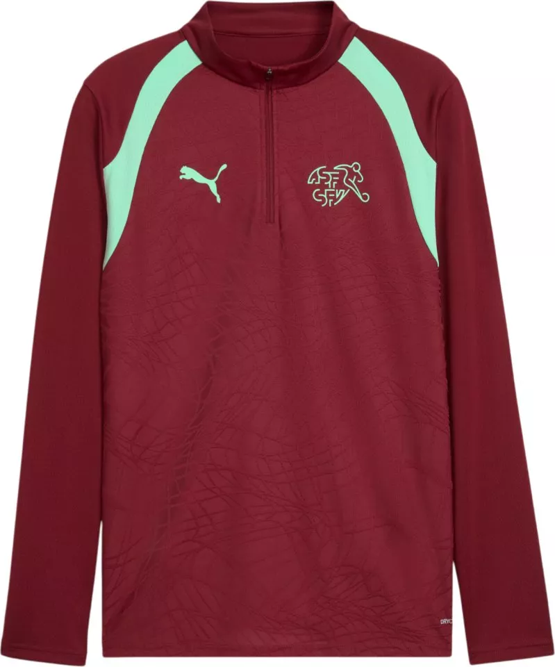 Puma Switzerland Training 1/4 Zip Top Hosszú ujjú póló